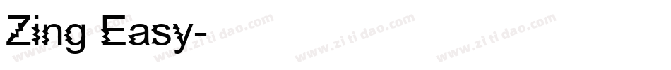 Zing Easy字体转换